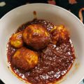 Cooksnap Nana Rsln II semasa beliau membuat Sambal Telur Rebus Goreng.