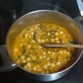 El cooksnap de sonia cuando hizo Potaje de garbanzos, espinacas y bacalao en olla rápida.