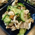 ばたみそーぱん☆'s cooksnap of when they made ☆簡単☆豚しゃぶの梅ポンおかか和え.