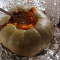El cooksnap de Angélica Ortiz Pinilla cuando hizo Calabaza rellena de espinaca 🦾.