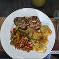 El cooksnap de Yaneth Aranguren cuando hizo Filete mignon en salsa de champiñones.