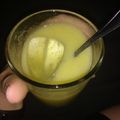 El cooksnap de Soraya López Sobrino cuando hizo Licuado de plátano y kiwi.