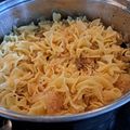 hajni Cooksnap-ja, amikor elkészítette a(z) Átpirított, káposztás cvekkedli receptet.