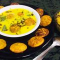 Nayna Shah's cooksnap of when they made Kadhi pakora 🥰🥰😋🥰.