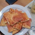 El cooksnap de natalia granotich mardones cuando hizo Fainá de queso 🧀 con piso crocante!.