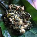 Cooksnap Salina Jalaludin semasa beliau membuat Ayam Pansuh Sarawak.
