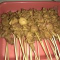 Cooksnap dari nina untuk resep Sate usus/ayam bumbu rujak