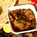 Areeba Muhammed's cooksnap of when they made Baingan ka bharta (with roasting method).