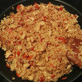 El cooksnap de nonami cuando hizo Arroz con pollo y salsa de soja.