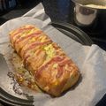 Varga Sarolta Cooksnap-ja, amikor elkészítette a(z) Baconos-fetás csirkemell őzgerinc formában receptet.
