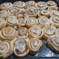 El cooksnap de Sandra Antonella Szynklarz cuando hizo Rolls de manzana y canela.