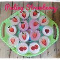 Cooksnap dari Harta Thaniez untuk resep Puding Strawberry Susu layer Jelly Kelapa Muda ala khey
