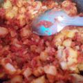 El cooksnap de Tannya Diego Mora cuando hizo Longaniza con papas.