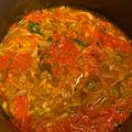 El cooksnap de diana aguilar cuando hizo Sopa de Setas y Flor de Calabaza.