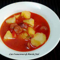 El cooksnap de Las Creaciones de María José cuando hizo Patatas a la riojana.