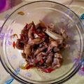 Cooksnap dari Chusnul Chotimah untuk resep Tumis Pedas Kulit Ayam (Bumbu Iris)