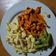 El cooksnap de Xiomy Alvarado cuando hizo Spaghetti con queso y chile morrón.