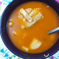 El cooksnap de Oli Sandoval cuando hizo Caldo de pescado 🐟🍲.