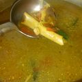 Laxmi Kailash's cooksnap of when they made மட்டன் நெஞ்செழும்பு சூப் (Mutton nenju elumbu soup recipe in tamil).