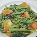 รูป Cooksnap ของ Akari Papa เมื่อเขาทำ ผัดผักบุ้งกรอบ