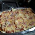 El cooksnap de dani lopez cuando hizo Lasagna de carne y verduras.