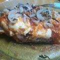 El cooksnap de Alejandra Medina cuando hizo Lasagna de berenjenas con jamón y queso. Una delicia 😋.