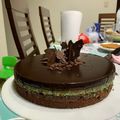 El cooksnap de Eugenia cuando hizo After Eight "Postre de menta".