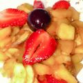 Naina Ali's cooksnap of when they made Creamy Fruity Chat.