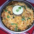 Aqsa mukhtiar's cooksnap of when they made Hyderabadi Murgh Dum Biryani.