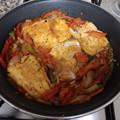 El cooksnap de Toña Domin cuando hizo Bacalao al estilo riojana.