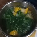 Cooksnap dari Pollyna Berlim untuk resep Carrot, spinach and corn in soup