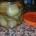 El cooksnap de Luis Introini cuando hizo Pepinos en vinagre.