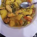 El cooksnap de Marilo Cotan Varela cuando hizo Solomillo 🥩 con crema de verduras 🥕🌶 y chips de puerro.