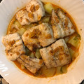 El cooksnap de maria jose cuando hizo Merluza a la gallega ( Thermomix ).