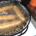 El cooksnap de Miili Martinez cuando hizo Salchichas rebozadas 🤤 OPCIÓN 1.