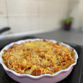 El cooksnap de Sara PA cuando hizo Macarrones gratinados con salsa boloñesa y orégano (cocina de aprovechamiento total).
