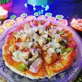 Soma Roy's cooksnap of when they made ভেজ পিৎজা (Veg Pizza recipe in Bengali).