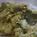 Cooksnap Faizal Aini semasa beliau membuat Kurma Ayam Tanpa Santan.