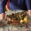 El cooksnap de Carmela Pagan Campos cuando hizo Lacón con grelos.