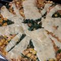 El cooksnap de Javiera Rodriguez cuando hizo Quiche de pollo, choclo y champiñones.