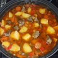 El cooksnap de Julián cuando hizo Ternera guisada con verduras y patatas.