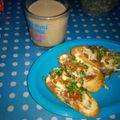El cooksnap de Mary Molina cuando hizo Molletes de frijoles y queso.