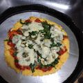 El cooksnap de Rocío Sarandón cuando hizo Pizza de POLENTA.