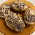 El cooksnap de Eduardo Agudo Alba cuando hizo Papas asadas rellenas de carne picada y roquefort🥔🧀.