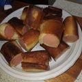 El cooksnap de isa24 cuando hizo Salchichitas con hojaldre para untar en queso.