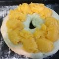 El cooksnap de Maria Salvatierra cuando hizo Trenza con pastelera de flan.