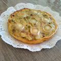 El cooksnap de Judit cuando hizo Quiche de calabacín; champis y bacon.