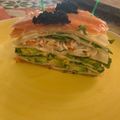 El cooksnap de Irene-Guirao cuando hizo Lasaña fría de salmón y aguacate.