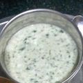 Sunidhi rastogi का कुकस्नैप जब उन्होंने बथुए का रायता (bathue ka raita recipe in Hindi) बनाया था।