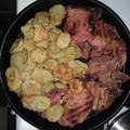 El cooksnap de Alan Brs cuando hizo Chuletas de cerdo o costeletas con papas al horno.